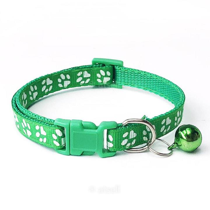 Pet Reflective Collar with Bell Safety Buckle Neck for Puppy Dog Cat