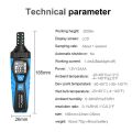 Handheld temperature and humidity meter can be switched at ?/? - blue+black.