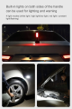 Xiaomi NexTool Multii functional Survival Hammer Car Window Breaker USB Recharging Power Bank Car Emergency Lam - Black. 