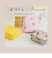 Girls Portable Sanitary Napkin Bag  Waterproof Makeup Storage Bag / Jewelry Organizer Pouch. 