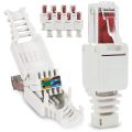 10 x Network Connectors Tool-Free RJ45 CAT6 LAN UTP Cable Plug.