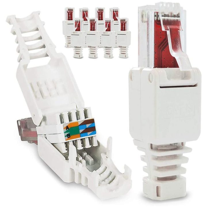 10%20x%20Network%20Connectors%20Tool-Free%20RJ45%20CAT6%20LAN%20UTP%20Cable%20Plug%20-%20Image%202