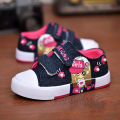 New Fashion Kids Canvas Shoes Denim Breathable Princess Girls Sneakers Flats Casual Tennis Shoes For Children Toddler Girl Shoes.