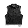 Men'S Loose Denim Vest Jacket Summer Sleeveless Vestes Street Style Waistcoat For Male Thin Outwear With Pockets Ropa Hombre. 