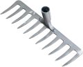 Grass Mowing Rake Planting Tool Bow Rake (11 teeth) 1 Pcs. 