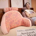 Three-layer yarn bedside cushions, lumbar cushions on the bed, splicing office sedentary lumbar cushions, seat sofa back cushions.