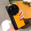 HODON Fashion Contrast Color PU Leather Phone Case For Xiaomi Mi 15 14 Pro 13 Ultra Redmi K80Pro Cases Luminous Protect PC Back Cover.