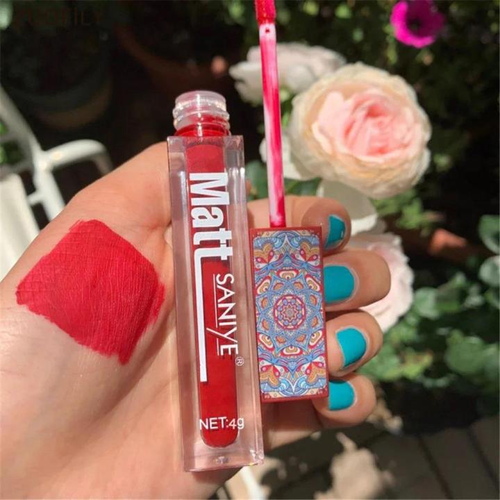 SANIYE%20Brand%20Makeup%20Nude%20Lip%20Gloss%20Waterproof%20Liquid%20Matte%20Lipstick%20Long%20Lasting%204g%20Quick%20Dry%20Red%20Lip%20Gloss%20Cosmetics%20Superman%20Ruoias%20-%20Image%203