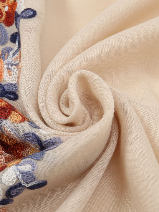 Soft%20Cotton%20Hijab%20Scarf%20Embroidery%20Floral%20Shawls%20For%20Women%20Muslim%20Solid%20Pashmina%20Autumn%20Wraps%20Headband%202023%20New%20Design%20180*90cm%20-%20Image%205