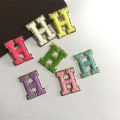 55mm Bag Sticker Letters Patches For DIY Bag Glitter Letter Patches Sticker Embroidery Applique Sticker on Bag Letter.