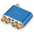 Nobsound HiFi TPA3116 Mini Bluetooth 5.0 50W*2 Digital Amplifier Stereo Car Audio Power Amp Audio Receiver - Blue. 