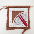 Knitting Gauge Converter Calculate Number of Stitches Rows Knitting Stable Plastic Calculator DIY Apparel Sewing Easy Install Easy to Use. 