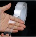 Nano Magic Double Side Adhesive Tape 2CM (3 meter)- Re-usable Clear, Waterproof Anti-Slip Traceless Sticky Gel Pad Strips Grip for Car, Home, Office Supplies.