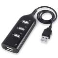Onvian USB HUB 2.0 Multi USB Port 4 Port Hub USB Splitter High Speed Hub Adapter For PC Laptop Notebook Computer Accessories(Black).