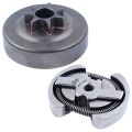 325-7T Clutch Drum Bearing Oil Pump, Worm Gear Set for Husqvarna 137 136 141 142 36 41 Chainsaw 530014949.