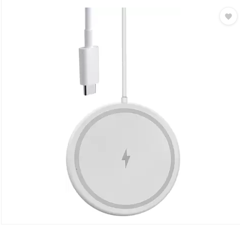 MARS Wireless Magsafe Charger 15W Fast Charging Compatible with iPhone Charging Pad