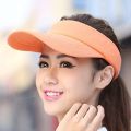 Women's Sun Visors Long Brim Thicker Sweatband Adjustable Sport Visor Hat. 