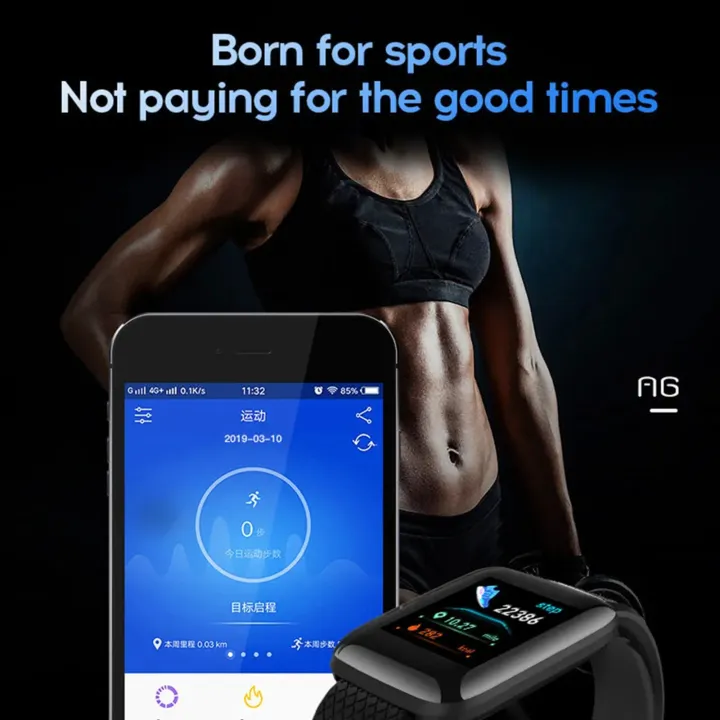 116Plus%20Smart%20Watch%201.44%20Inch%20Touch%20Screen%20Fitness%20Smart%20Watch%20Heart%20Rate%20Monitor%20Sports%20Watch%20For%20Men%20Women%20-%20Image%205