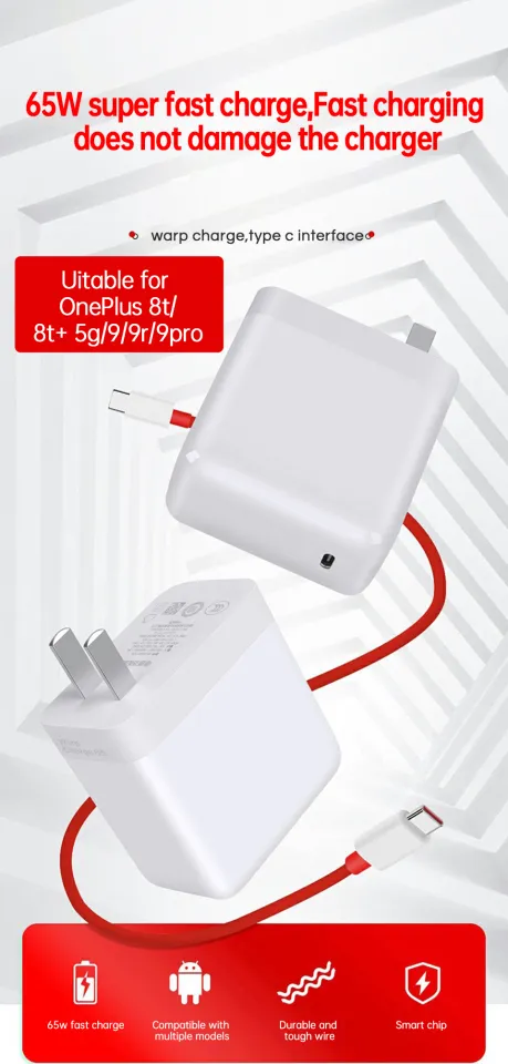 Power Adapter Oneplus 8t Warp Charge Speed Oneplus Warp Charge