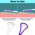 Tongue Scraper Plastic for Oral care Kids and Adults 1pcs. 