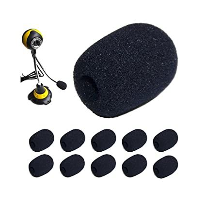 Small%20Mic%20Microphone%20Windscreen%20Soft%20Foam%20Mic%20Cover%20Sponge%20Skin%20Black%201%20Pices%20-%20Image%204