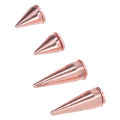20 Pcs Punk Cone Spikes Studs Electroplated Spike Screw Rivets For DIY Bags. 