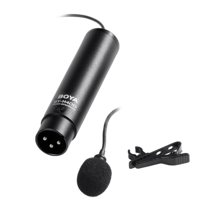 BOYA%20BY-M40D%20Omni-directional%20Lavalier%20Microphone%20Mic%20for%20Sony%20Panasonic%20Camcorder%20Audio%20Recorders%20-%20Image%202