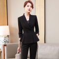 High-End Beauty Salon Shop Manager Work Clothes Female Pink Business Suit Fashion Temperament Medical Beauty Front Desk Reception Work Clothes.