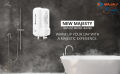 Bajaj Majesty Instant 3 Litre Geyser Vertical Water Heater White. 