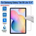 Samsung Galaxy Tab S6 lite 10.4" (SM-P610,SM-P615) Clear Transparent Tempered Glass Screen Protector. 