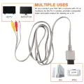 AV Cable for Wii Wii U, Composite Audio Video TV connector Cable Cord for Nintendo Wii U/Wii. 