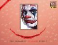 Glossy Laminated Sad Joker Design Wall Poster  (2 ft × 1 ft ). 