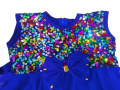 New Baby Girls Fashionable Premium Quality Beautiful Party Dress With Belt.