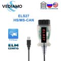 ELS27 For Ford Mazda Lincoln F150 F250 ELS327 USB V1.5 Coding Tool Automotive OBD2 Code Read HS MS CAN Forscan Cars Accessories. 