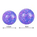 Squeeze Ball Toy Flexible Colorful Foam Beads Pinch Toys Stress Relief Soft TPR Vent Ball Squishes Decompression Kid Toy Gift. 
