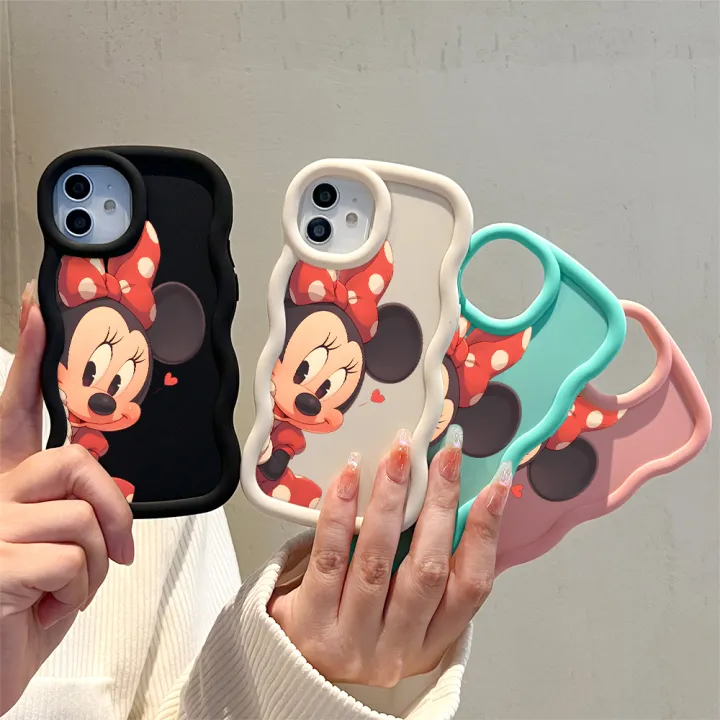 Hontinga%20for%20Redmi%20Note%2012%204G%20Back%20Cover%20Cartoon%20Mickey%20Pattern%20Luxury%20Phone%20Cover%20Soft%20Silicone%20Macaron%20Wave%20Mobile%20Case%20-%20Image%203