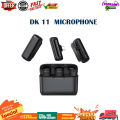 DK11 Dual Wireless Microphone with Charging Case.