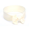 Baby Girl Headbands Lovely Bows Baby Headband Hair Accessories Newborn Infant Turban Elastic Hair Bands Solid Color Headwear.
