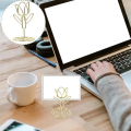10Pcs Tulip Note Holder Metal Place Card Holder Mini Photo Holder Flower Pick Clips Place Card Stand Menu Memo Clips. 
