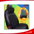 Seat Memory Foam Pillow, Car Neck Headrest Pillow Soft Memory Foam Lumbar Support Back Massager Waist Cushion Pillow For Chairs in the Car Seat Pillows Home Office Relieve Pain (2 PC/SET).