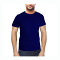 Men's Premium Half Sleeve T-Shirt (Navy-Blue Color). 