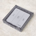 【Online】 86 Type Self-Adhesive Thicken Wall Socket Waterproof Box Electric Plug Cover Bathroom Wall Switch Protection Cover Socket Splash Creek.