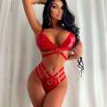 High end swimsuit bikini ring sexy leather hot girl outfit. 