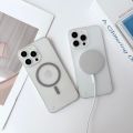 HOCE Frameless Matte Magnetic Phone Cases For iPhone 11 12 13 14 15 16 17 Pro Max 14 15 16 Plus MagSafe Case Hard PC Translucent Back Cover. 