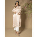 Retail Remedy Peach Bishop Sleeve Long Kurti. 