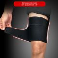 Tcare Adjustable Thigh Brace Support, Quadriceps Support and Thigh Wraps Unisex Breathable Non-Slip Hamstring Compression Sleeve. 
