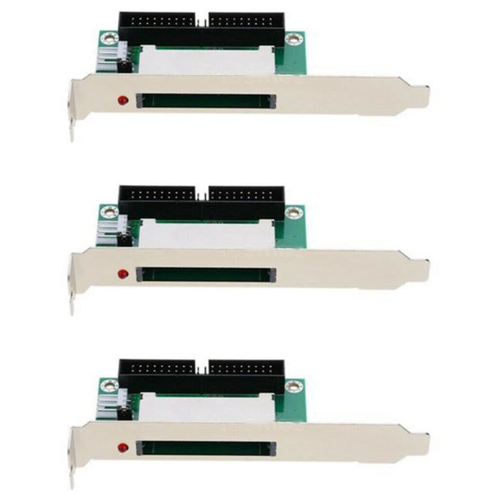 IDE Converter Adapter Card-3 x CF to IDE Adapter with Back Panel-As ...