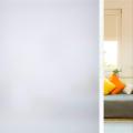 Window Privacy Film/ Frosted Glass Window Film Sun Blocking /Window Film for Home / Adhesive window Glass Paper For/ Bathroom Door Covering /Heat Blocker Decorative Sticker. (122cm x 214cm), (4 feet×7 feet).