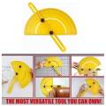 Angle Template Tool Combined Angle Ruler Plastic Protractor Universal-Angle Measuring Ruler Multi-functional Movable Angle. 