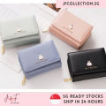 [SG Instocks] Korean style wallet for women mini purse casual short wallet gift cute. 